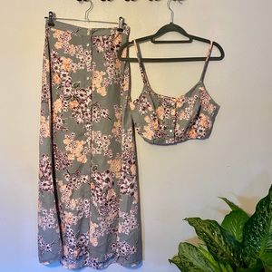 Skirt and matching bralette